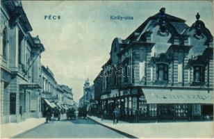 Pécs, Király utca, Lehr Izidor üzlete (EK)