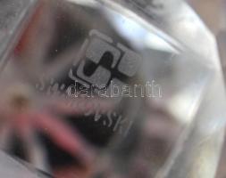 Swarowski gyertyatartó pár. Jelzett. Hibátlan. 6 cm