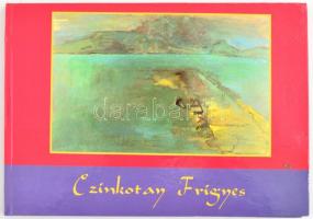 Czinkotay Frigyes (1932-2018): Puccini. Olaj, farost, jelzett, hátoldalán a művész névjegyével és az...