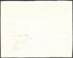 Stassen E jelzéssel: Csendélet. Ceruza, papír, körbevágva, hátoldalán is jelzett. 24x29,5 cm