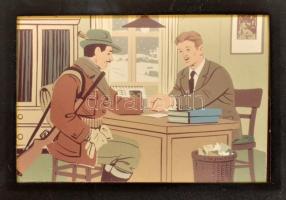 Kb 520 db diakép. Oktató, irodalmi, diák, eredeti dobozában 7 etűd József Attila verseire, Móra, Mik...