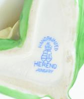 Herendi rózsa. Kézzel festett, jelzett, hibátlan 8x4 cm