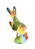 Herendi madár figura. Kézzel festett, jelzett, hibátlan  9x11 cm