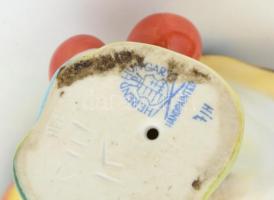 Herendi madár figura. Kézzel festett, jelzett, hibátlan  9x11 cm