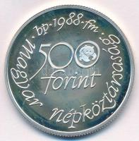 1988. 500Ft Ag "Világ vadvédelmi alap" T:1 (eredetileg PP)
Adamo EM100