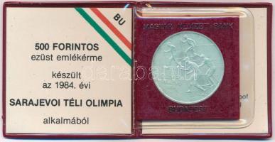 1984. 500Ft Ag Sarajevoi Téli Olimpia eredeti tokban, tanúsítvánnyal T:BU Adamo EM76