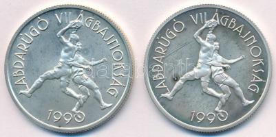 1989. 500Ft Ag Labdarúgó Világbajnokság - két játékos (2xklf) kapszulában T:BU,1 (eredetileg PP)  Adamo EM108