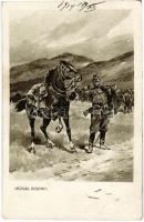 1914 Hejnal Bojowy / WWI German military art postcard. G.G.W. II. Nr. 12/1914. (EK)