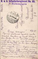 1915 Frühlingsbotschaft / WWI K.u.K. (Austro-Hungarian) military art postcard. B.K.W.I. 4699-4. s: K...