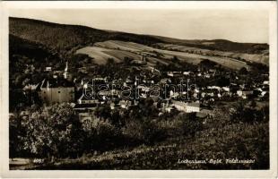 1932 Léka, Lockenhaus; Totalansicht / látkép. Anton Schermann kiadása / general view (EK)