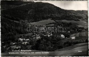 Edeháza, Stuben (Borostyánkő, Bernstein); Waldreicher Ruheort / látkép / general view