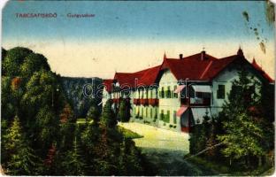 1920 Tarcsafürdő, Bad Tatzmannsdorf; Gyógyudvar. Warenhaus Gustav Löwy & Bruder / spa, baths (EM)