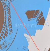 Hervé, Rodolf (1957-2000): Eiffel-torony. Szitanyomat, papír, jelzett, számozott (31/40), 34,5x21 cm