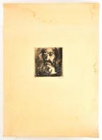 Szász E jelzéssel: 2 db rézkarc. 10x9 cm