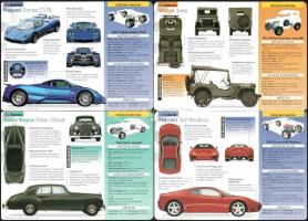 20 db autós termék fotó Opel, Volvo, Pagani sportautók 21x14 cm