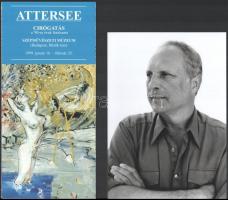 cca 1999 Attersee cirógatás, a 901-es évek festészete. Kiállítási katalógus, a mester dedikálásával,...
