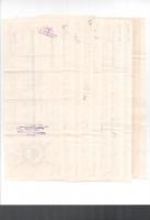 Budapest 1928. 10db-os váltó tétel, mind kitöltött, bélyegzésekkel T:III