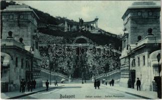 1909 Budapest I. Szent Gellért szobor. Photobrom 55.