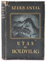Szerb Antal: Utas és holdvilág. Bp., 19569, Magvető. Kiadói egészvászon-kötés papírborítóban.