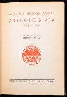 Erdéllyel kapcsolatos könyvek:

Az Erdélyi Helikon íróinak anthologiája 1924-1934. Szerk.: Kovács ...