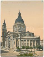 Budapest V. Szent István Bazilika. Taussig Arthur 5631. kihajtható lap (hajtásnál szakadt / torn at fold)