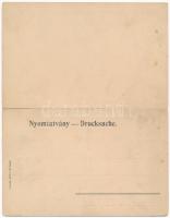 Budapest V. Szent István Bazilika. Taussig Arthur 5631. kihajtható lap (hajtásnál szakadt / torn at ...