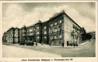 1929 Budapest XII. János szanatórium, automobil. Városmajor utca 68. (EK)