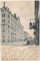 1905 Budapest V. Hold utca, Wertheimer üzlete (ázott sarkak / wet corners)