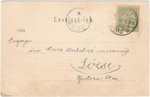 1905 Budapest V. Hold utca, Wertheimer üzlete (ázott sarkak / wet corners)