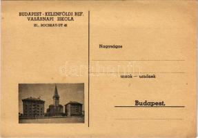 Budapest XI. Kelenföld, Református vasárnapi iskola. Bocskai út 42. (EK)