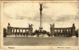 1939 Budapest XIV. Millenniumi emlékmű, Hősök tere (EB)