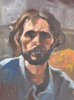 Remsey jelzéssel: Portré. Olaj, farost, sarkainál kissé sérült. 60x39,5 cm