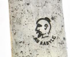 Nagyméretű tortavágó kés, "Au Kabyle" jelzéssel, h: 40,5 cm