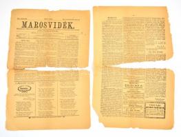 1891 április 28., Marosvidék, Marostordamegye és Marosvásárhely hetiközlöny (hetilap), sérült, szakadt
