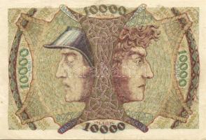 Német Birodalom/Weimari Köztársaság/Baden/Badische Bank 1923. 10.000M (4x) klf szériabetűkkel T:II