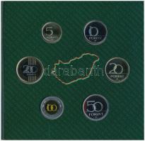 2012. 5Ft-200Ft (6xklf) forgalmi sor kissé sérült dísztokban, "Magyarország" körirattal T:...