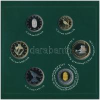 2012. 5Ft-200Ft (6xklf) forgalmi sor kissé sérült dísztokban, "Magyarország" körirattal T:...