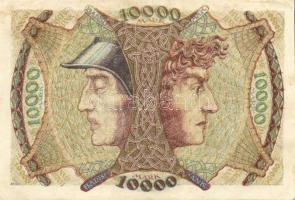 Német Birodalom/Weimari Köztársaság/Baden/Badische Bank 1923. 10.000M (4x) klf szériabetűkkel T:II