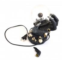 Plazmagömb kézben, eredeti dobozban, nem kipróbált, a kézről hiányzik egy ujj, m: 23,5 cm