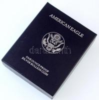 Amerikai Egyesült Államok 1996. 1$ Ag "Liberty" dísztokban, tanúsítvánnyal (0,999/31,31g) ...