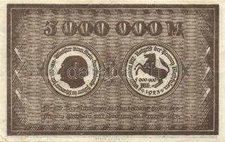 Német Birodalom/Weimari Köztársaság/Poroszország/Westfália 1923. 5000.000M T:II+
