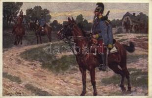 WWI Austro-Hungarian K.u.K. military, cavalrymen. B.K.W.I. 685-6. s: Ludwig Koch (EK)