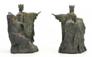 Gyűrűk ura - Argonath szobor/könyvespolcvég, alján feliratozott, m: 15,5 cm