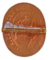 ~1935. "III. Ker. M. Kir. Áll. Polg. Leánygimnázium - Szeged" zománcozott jelvény (32x26mm...