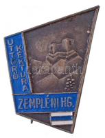 ~1975. Úttörő Kéktúra - Zemplén hg. festett Al jelvény (33x25mm) T:1