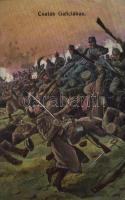 Csaták Galíciában / WWI Austro-Hungarian K.u.K. military, battle in Galicia. L&P 1838. (EK)