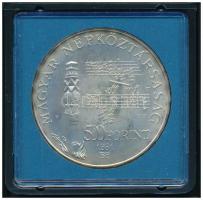 1981. 500Ft Ag "Bartók Béla" MNB tokban T:BU Adamo EM62