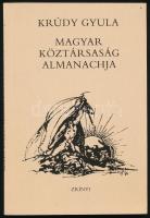 Krúdy Gyula: Magyar Köztársaság almanachja. Bp., 1918, Franklin-Társulat. 461. Sorszámú könyv. Papírkötésben, papírborítóval.