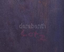 Lotz jelzéssel: Férfi szivarral. Olaj, vászon, fa keretben, 80x50 cm