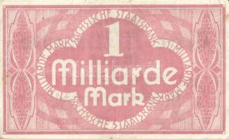 Német Birodalom/Weimari Köztársaság/Szászország/Sächische Staatsbank, Dresden 1923. 1000.000.000M T:...